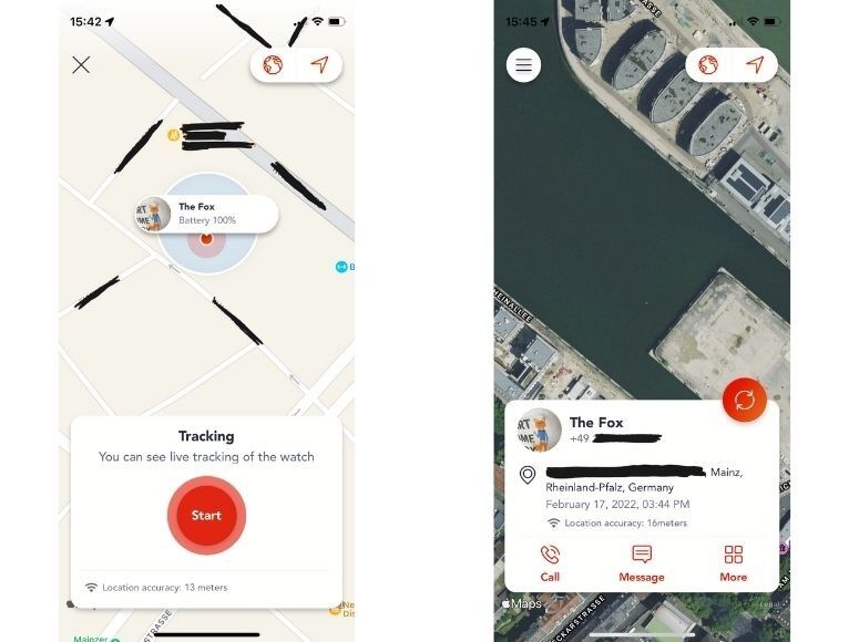 montre connectee gps enfant localisation